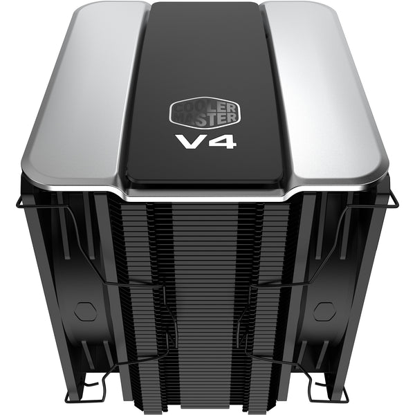 Cooler master v4 alpha 3dhp black cpu-koeler (zwart zilver)