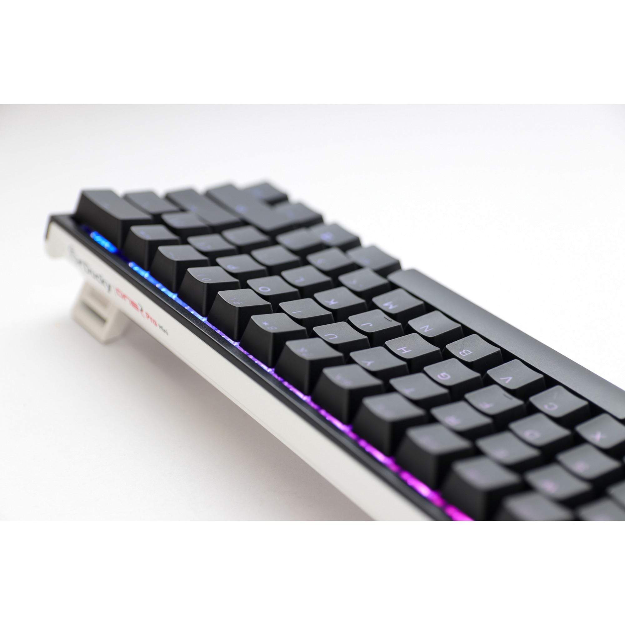 Ducky one 2 pro mini classic, gaming toetsenbord (zwart, us lay-out, cherry mx silent red, rgb led, double-shot pbt, quack mechanics, 60%)