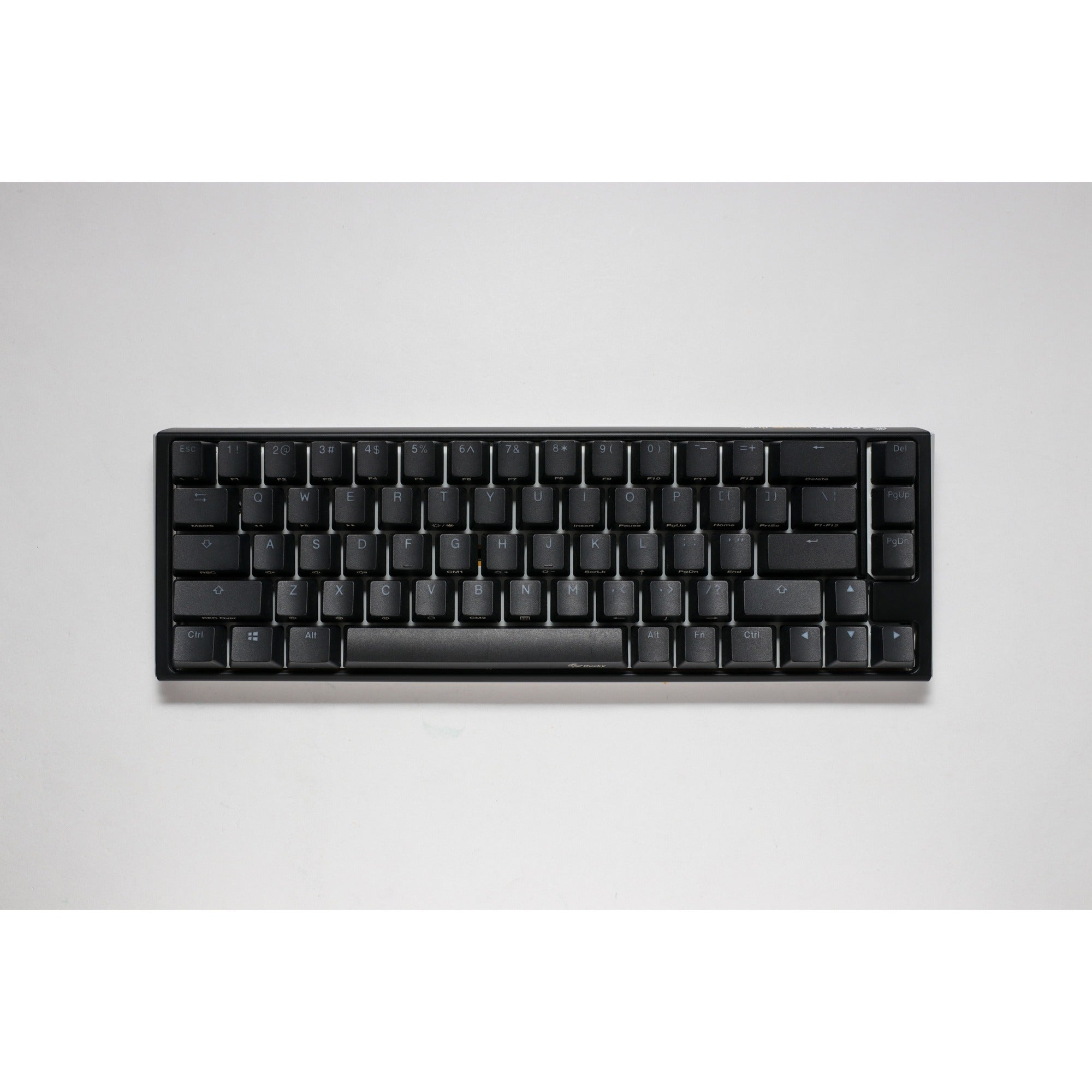 Ducky one 3 classic sf, toetsenbord (zwart wit, us lay-out, cherry mx brown, rgb led, double-shot pbt, hot-swappable, quack mechanics, 65%)