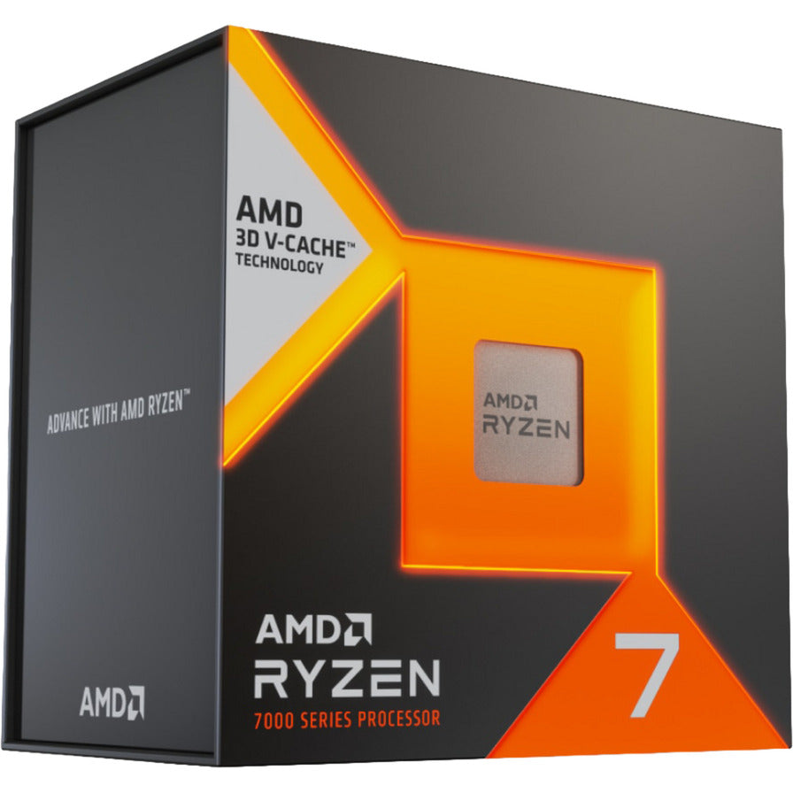 Amd ryzen 7 7700x3d, 4 ghz (4,5 ghz turbo boost) socket am5 processor (unlocked, boxed)