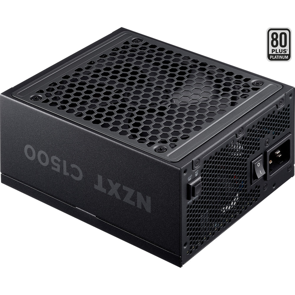 Nzxt c1500 platinum modulaire 1500 watt voeding (zwart, 2x 12v-2x6, 6x pcie)