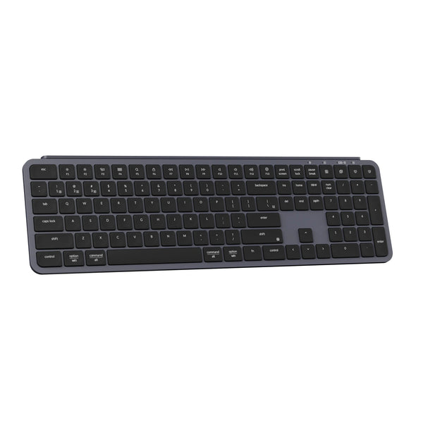 Keychron b6 pro-k1 toetsenbord (zwart, us lay-out (qwerty), scissor switches, 100%, abs, 2.4 ghz | bluetooth 5.2 | usb-c)