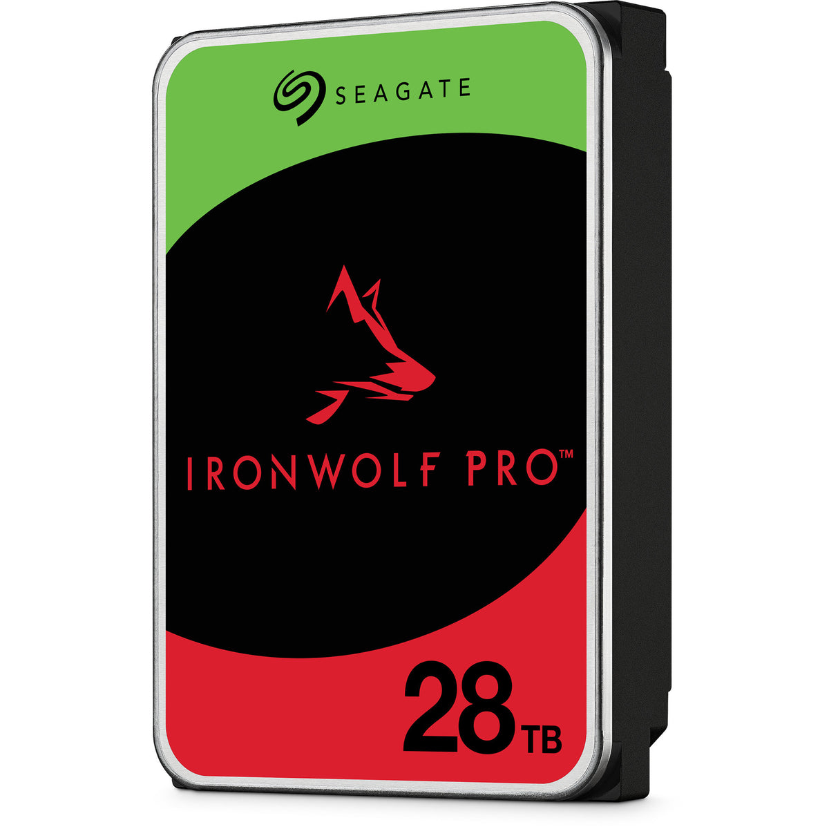 Seagate ironwolf pro 28 tb harde schijf (st28000nt000, sata 600, 24 7)