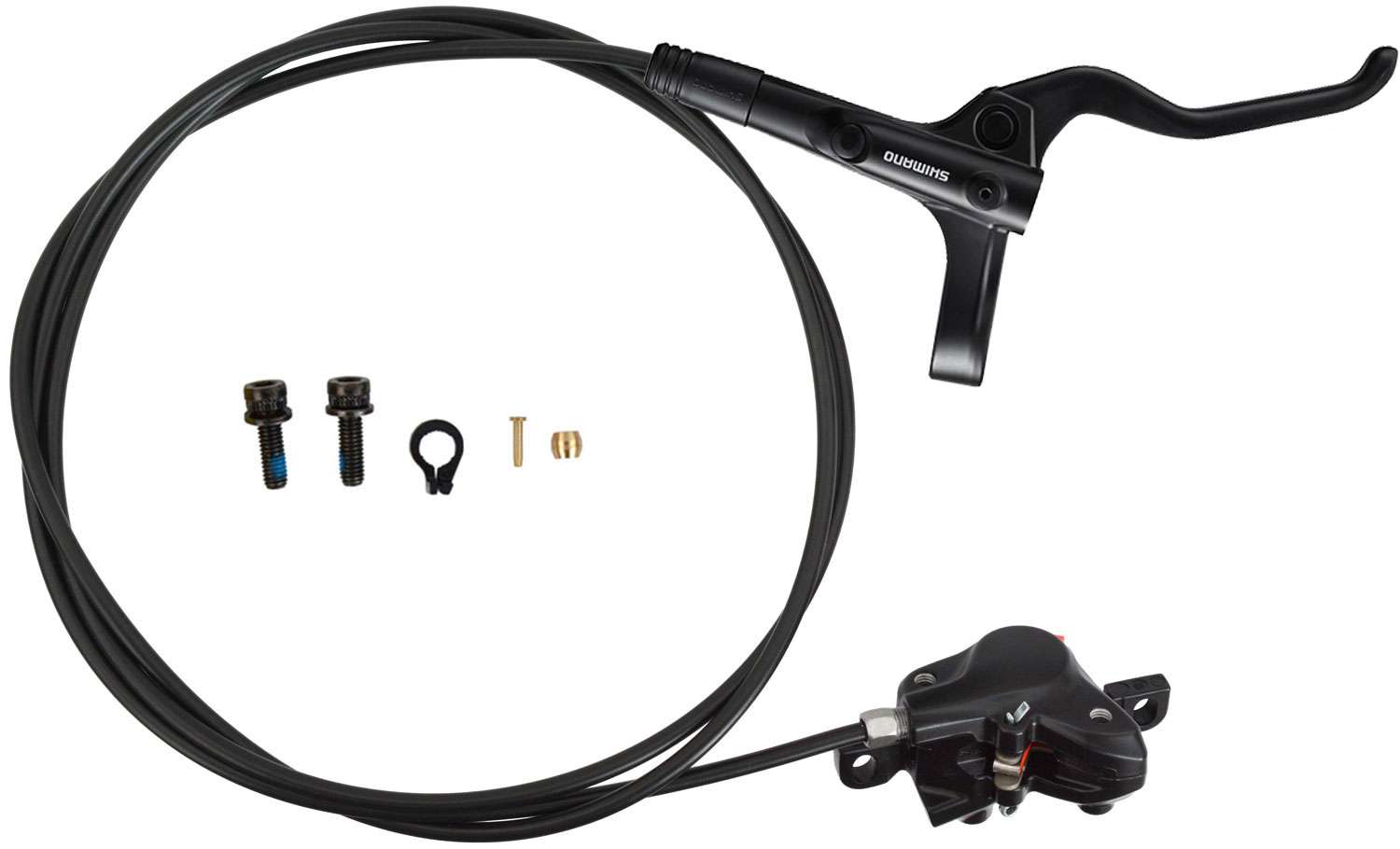 Shimano set de freins à disque droit BL-MT201 noir 1700mm