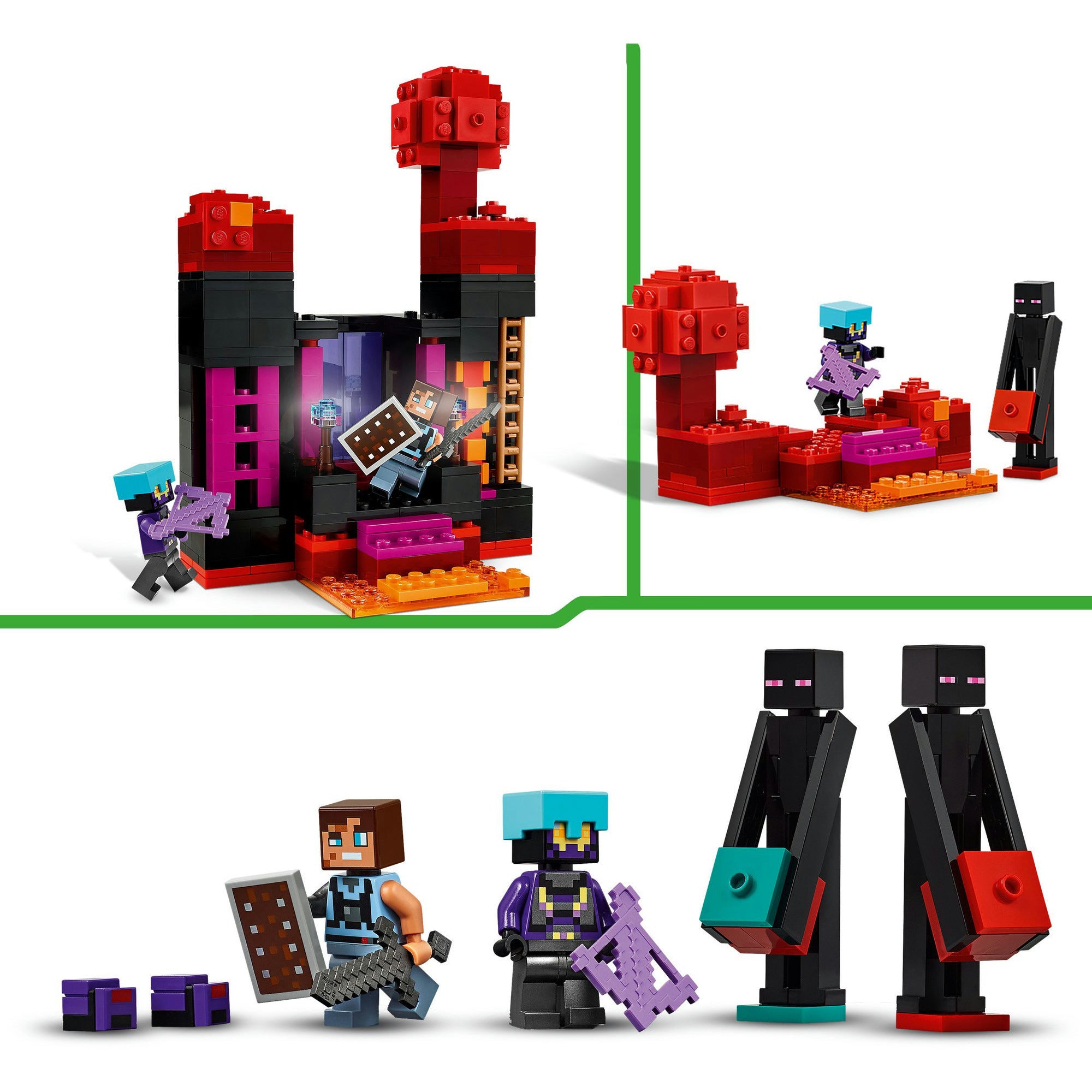 Lego minecraft - de enderman toren constructiespeelgoed (21279)