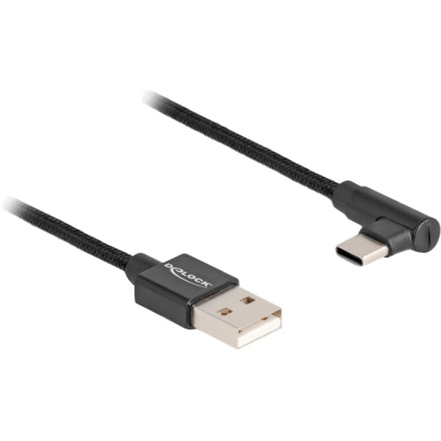 DeLOCK DeLOCK USB 2.0-kabel Type-A mannelijk naar USB Type-C mannelijk hoek