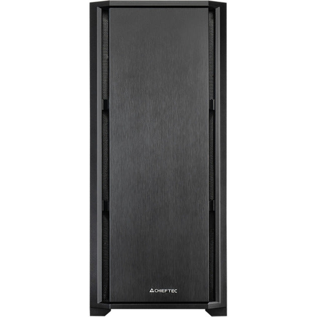 Chieftec pro midi q midi tower behuizing (zwart | 3x usb-a | 1x usb-c)