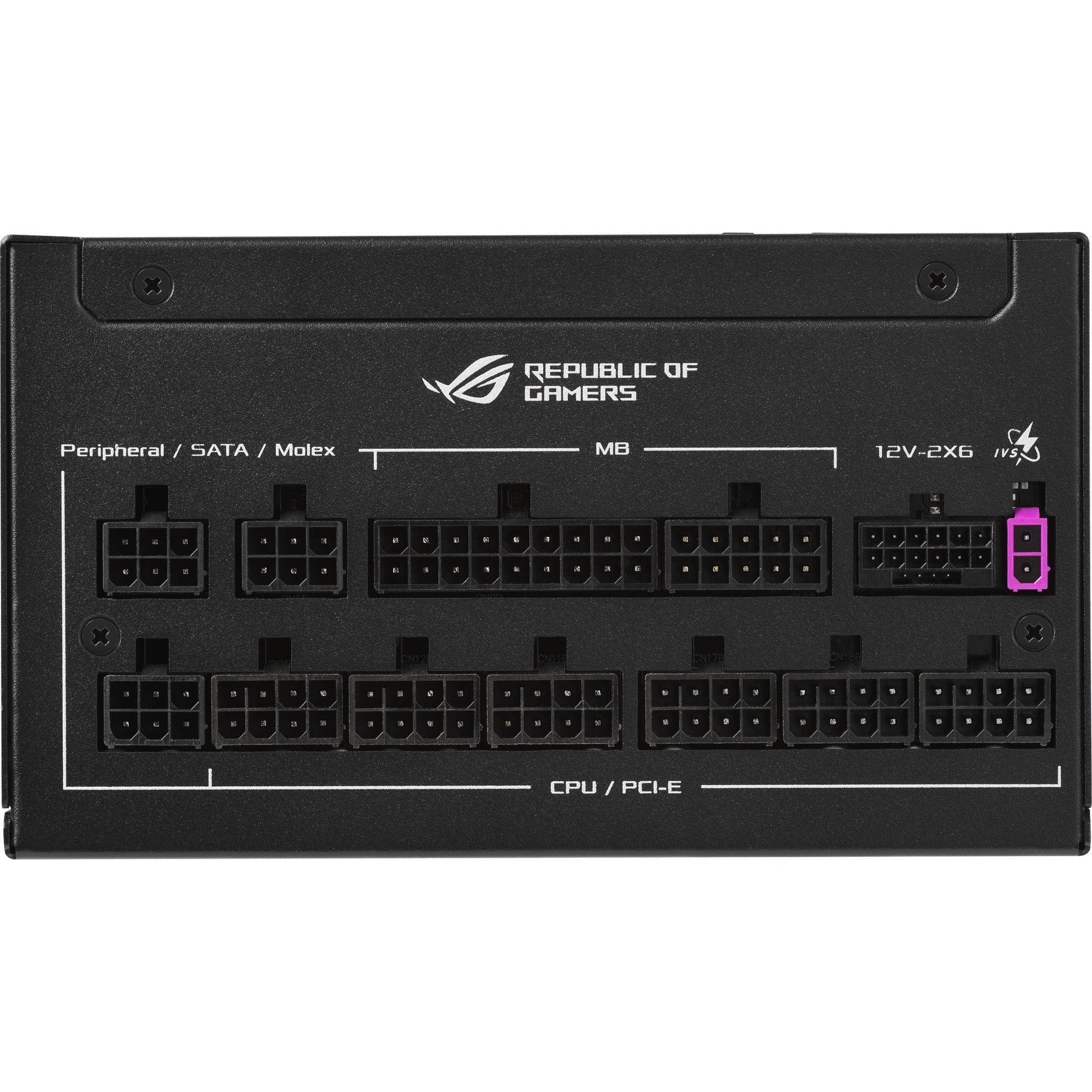 Asus rog strix platinum modulaire 1000 watt voeding (zwart, 1x 12v-2x6, 4x pcie)