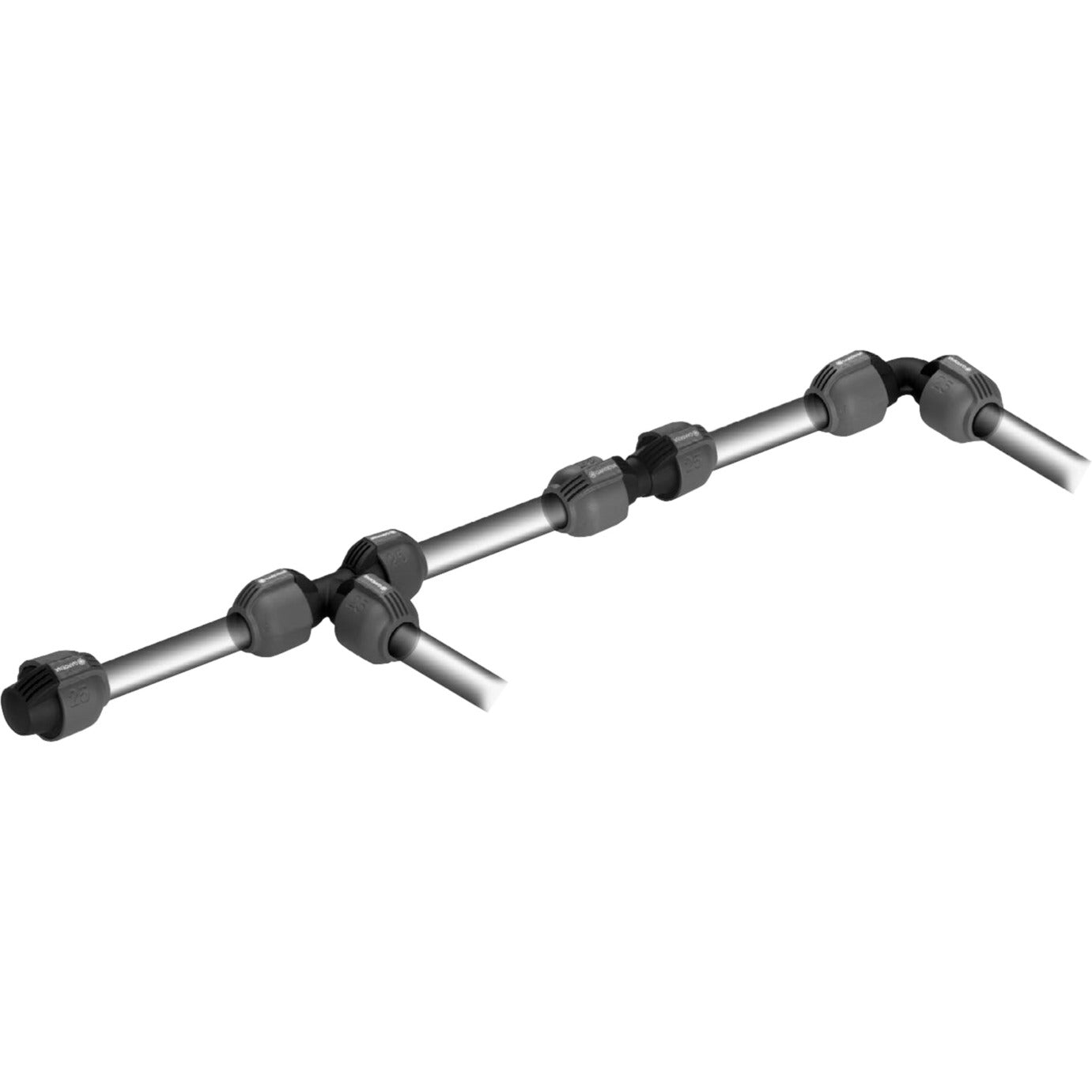 Gardena verbindingsstuk 25 mm (grijs zwart, 2775-20)