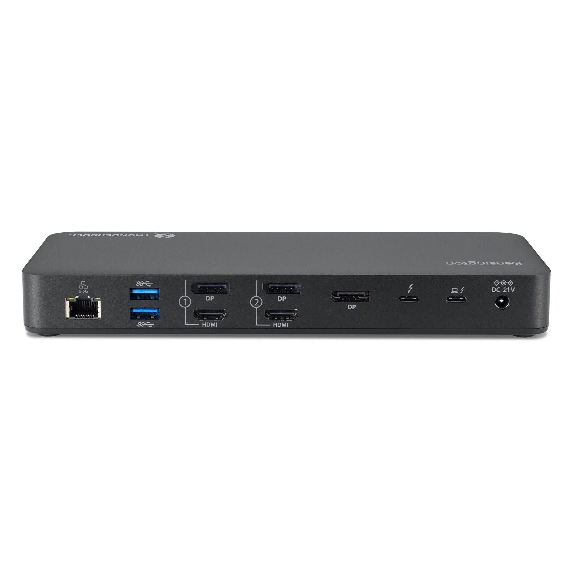 Kensington sd5920t eq thunderbolt 4 quad 4k hybrid dock met displaylink technology dockingstation (zwart)