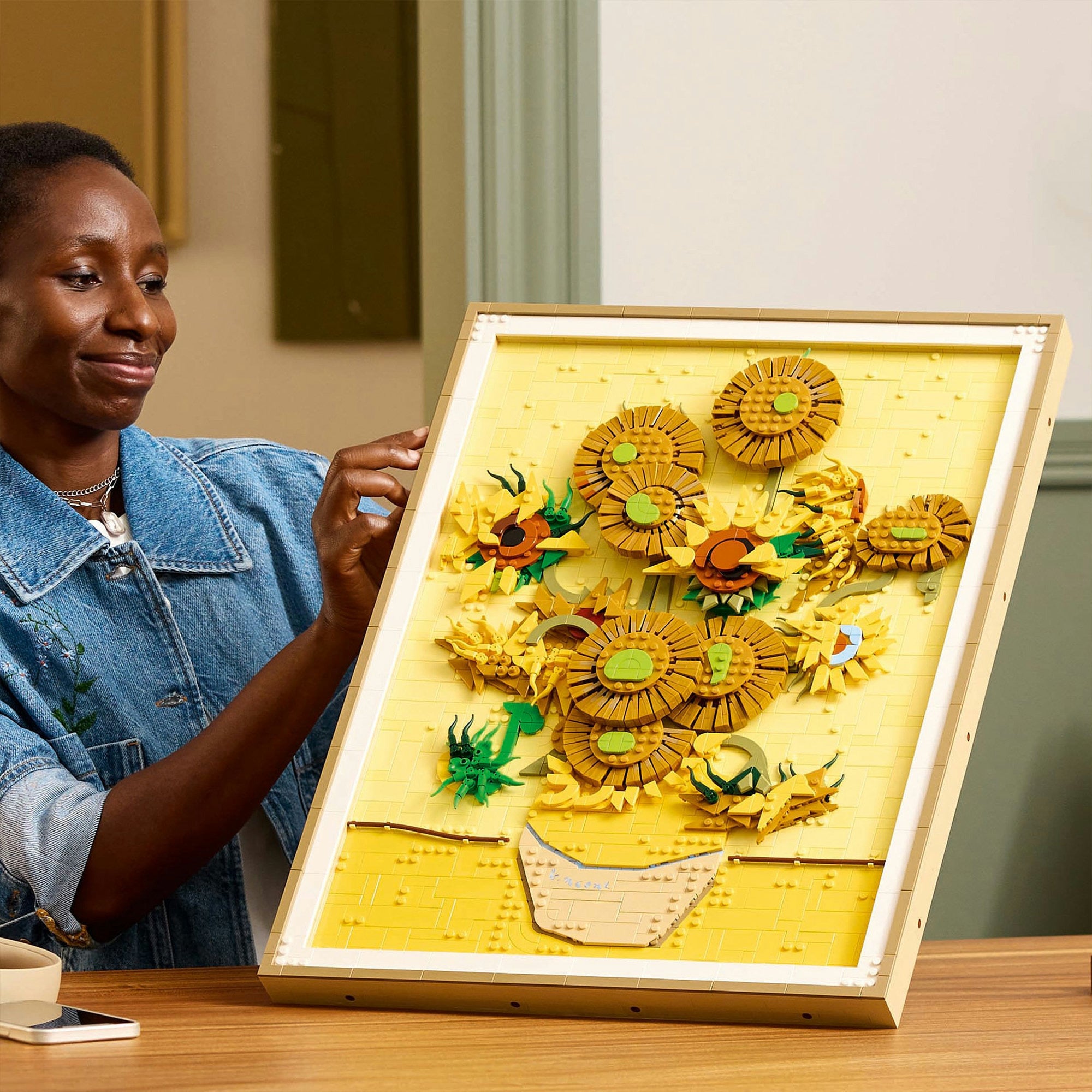 Lego art 31215 vincent van gogh - zonnebloemen