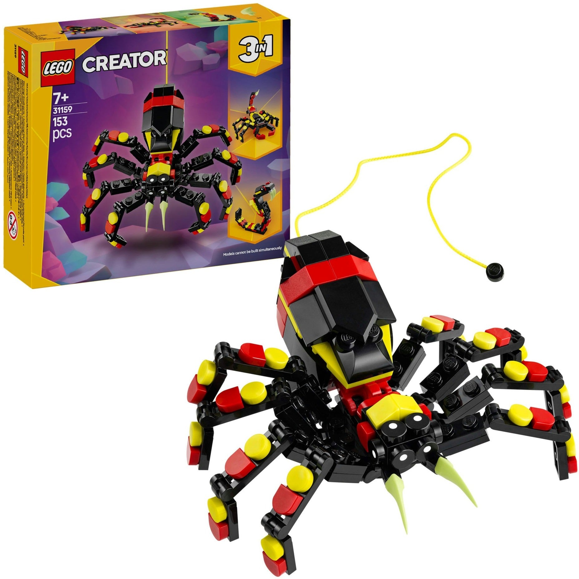 Lego creator 31159 wilde dieren: spannende spin