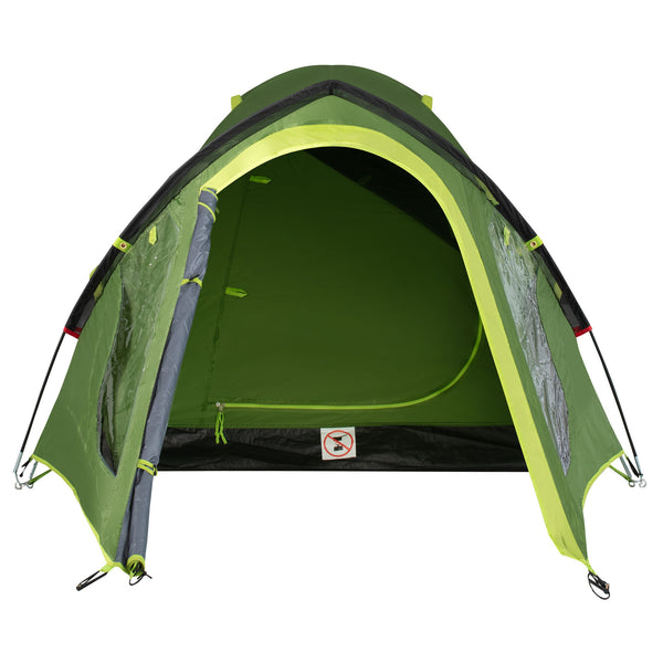 Coleman darwin 2 plus blackout tent – 2 persoons koepeltent - blackout bedroom technology – met luifel - groen