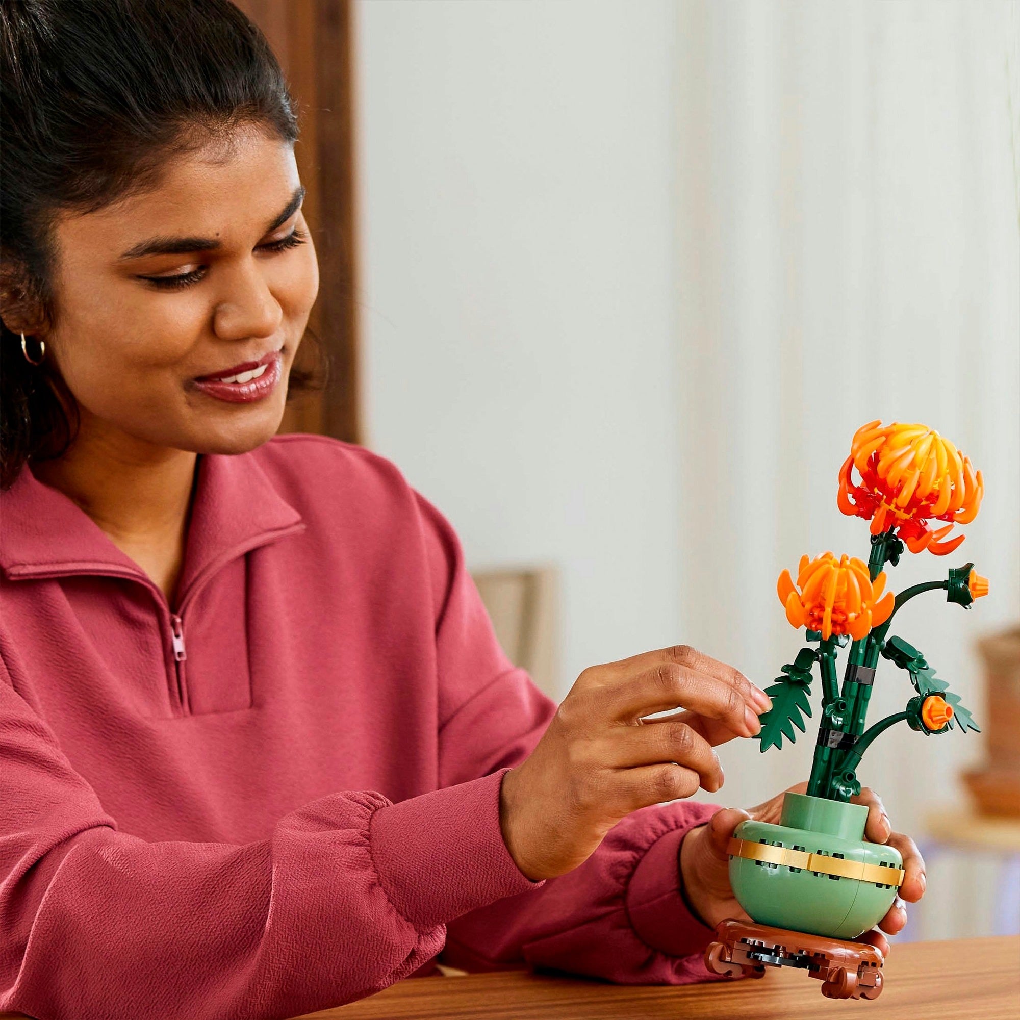 Lego 10368 iconen chrysant