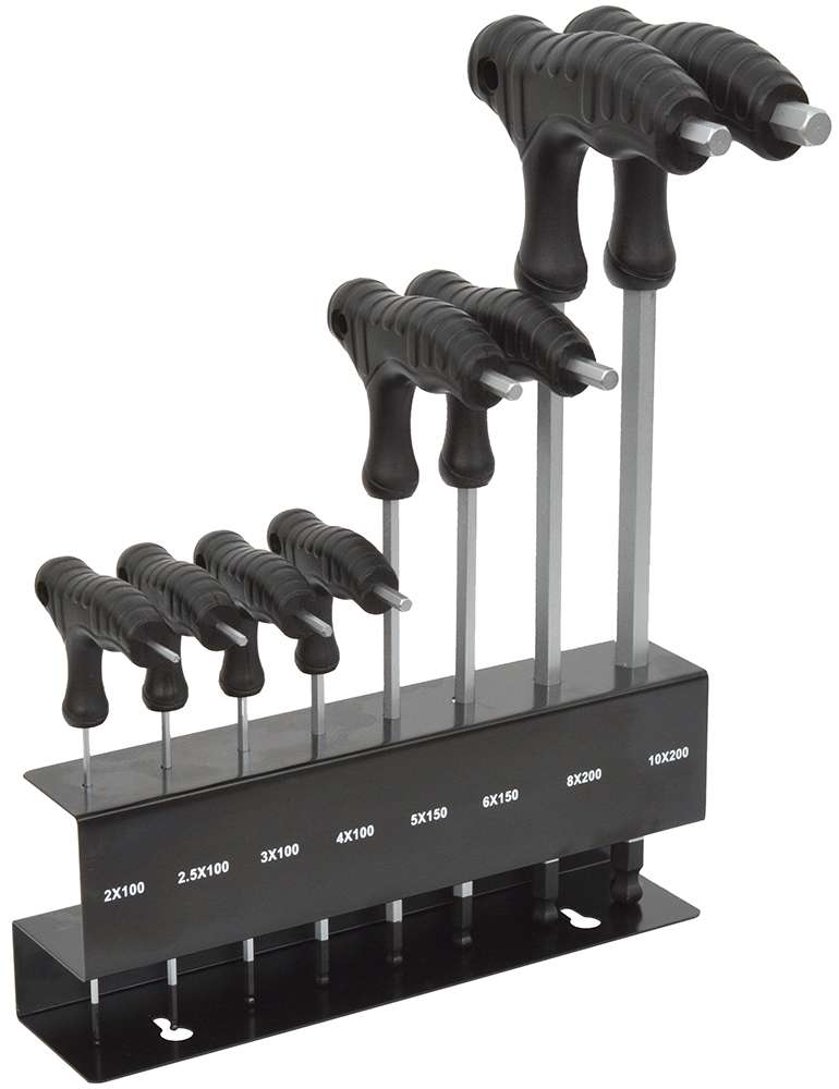 Radon pro l-handle allen key 8-piece set