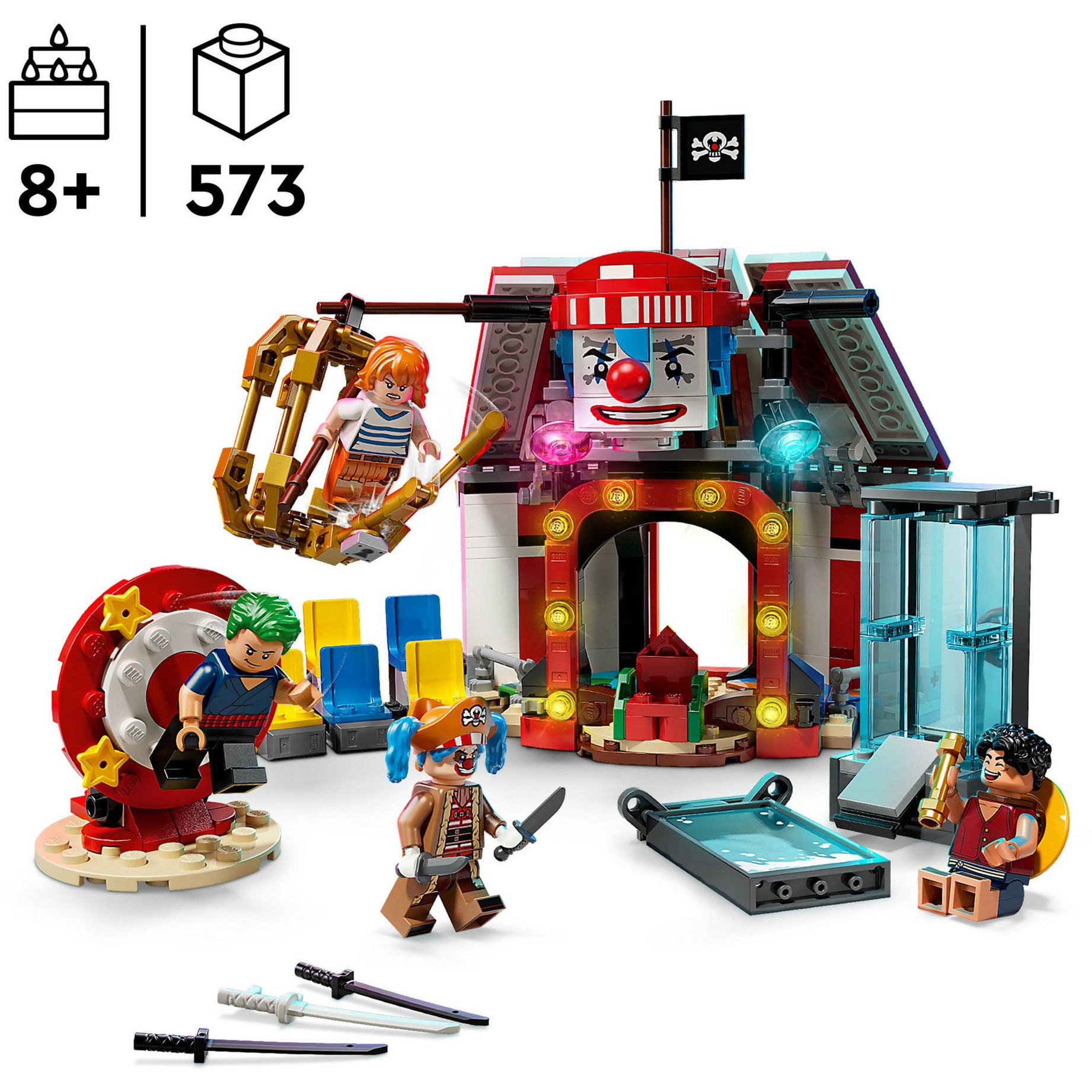 Lego ® one piece circustent van buggy de clown bouwset - 75637