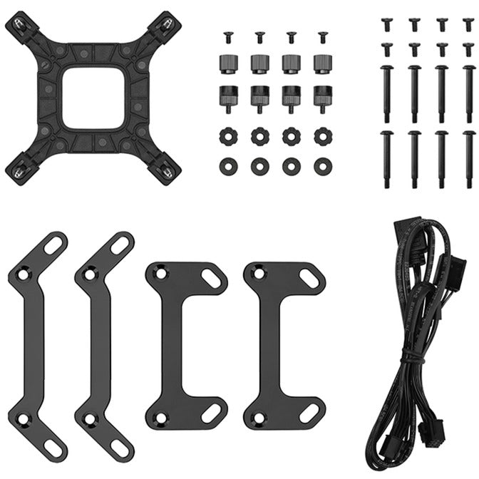 Deepcool lt240 waterkoeling (zwart, 4-pins pwm fan-connector)