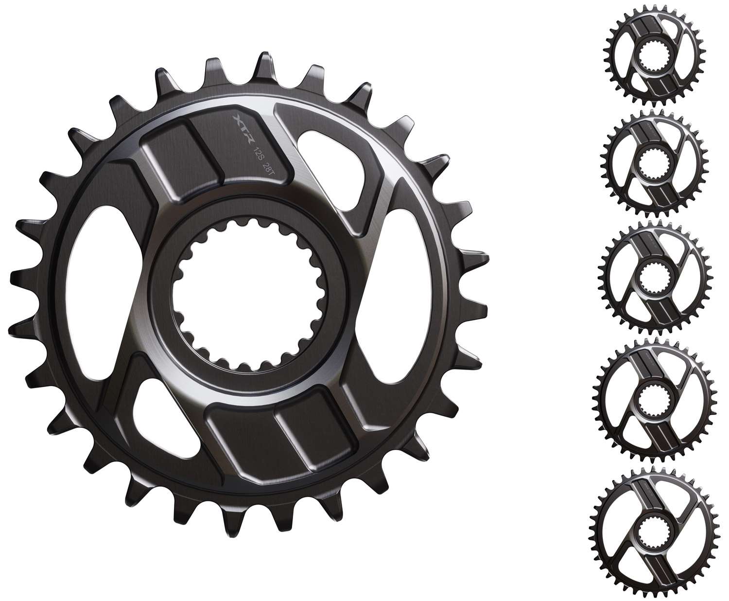Shimano xtr sm-crm96 12-speed chainring for fc-m9200 9220