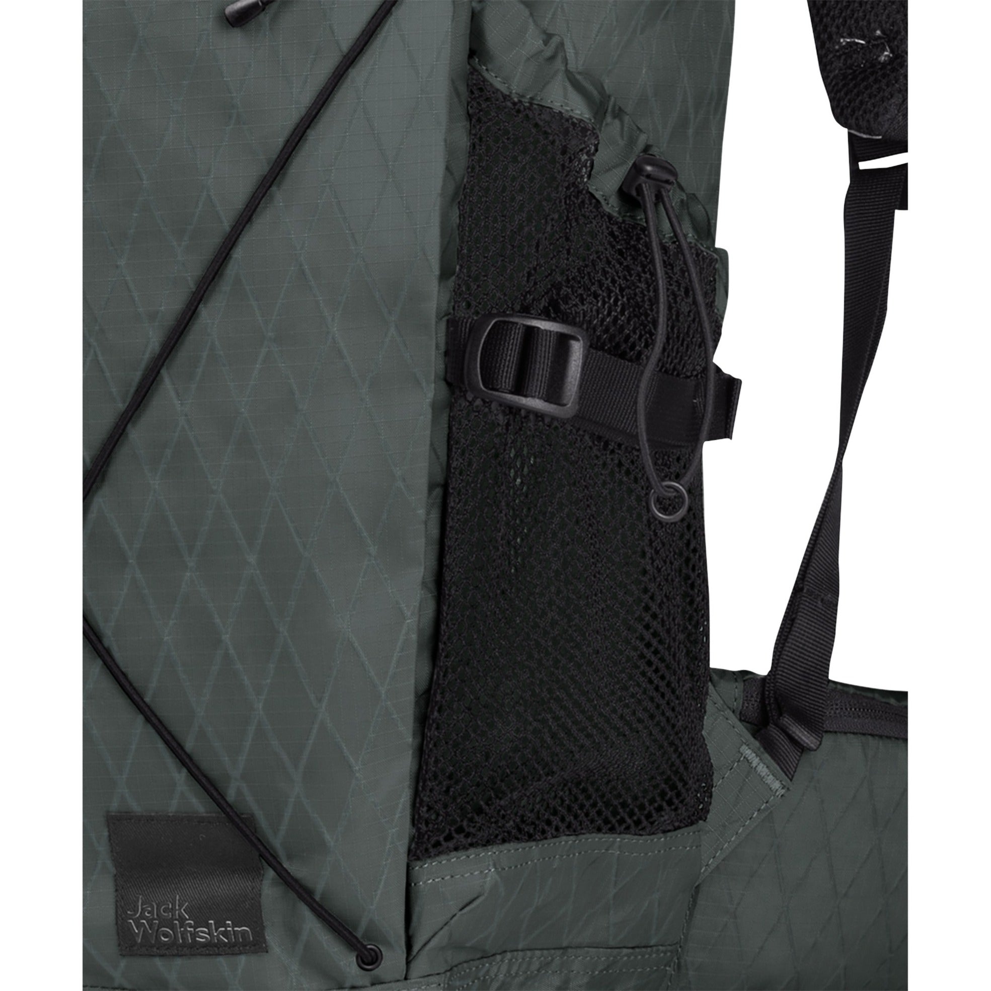 Jack wolfskin wandermood rolltop 30 rugzak (donkergroen, 30.0 liter)