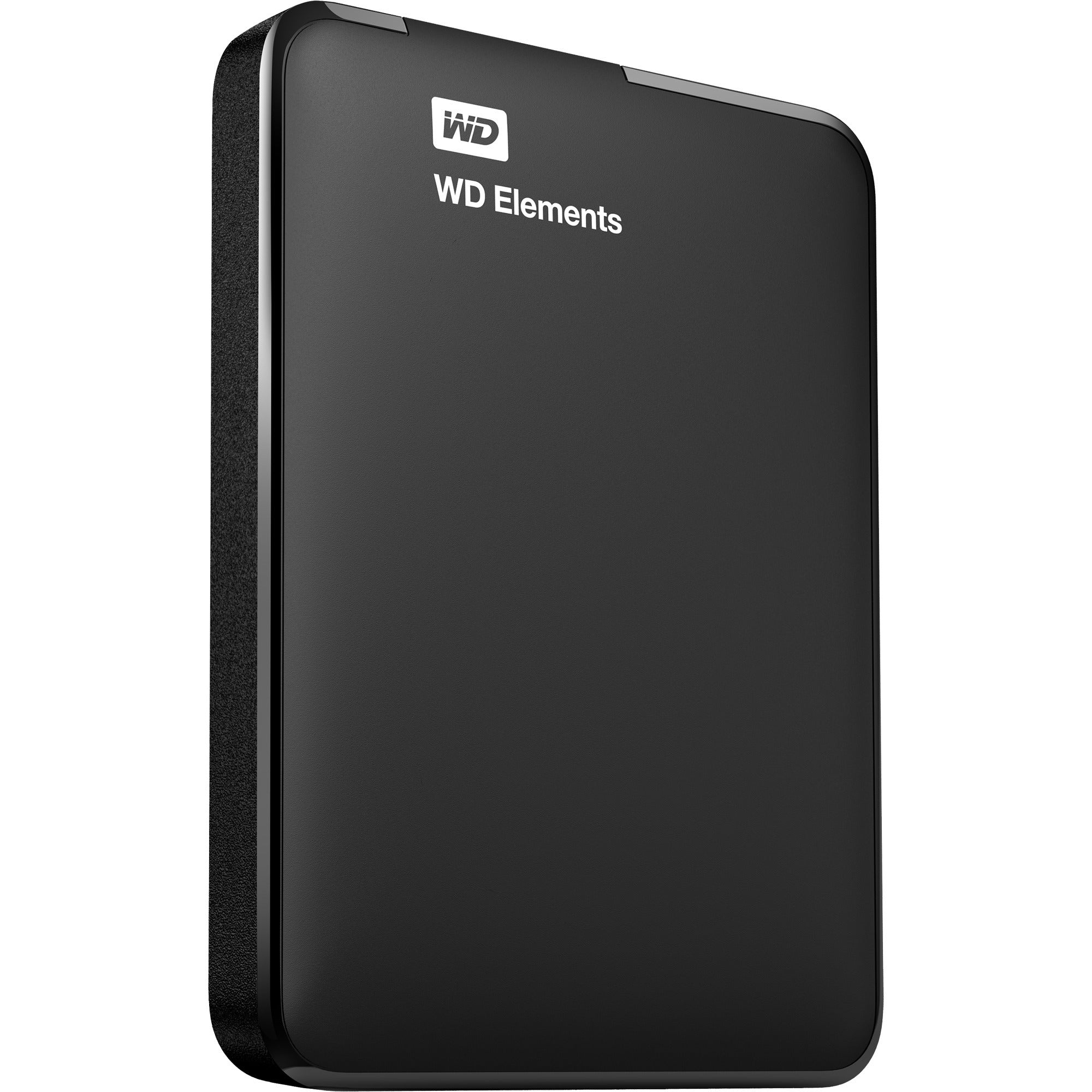 WD Elements Portable 1TB External Hard Drive (Black, BUZG0010BBK-WESN, Micro-USB-B 3.2 (5 Gbit/s))