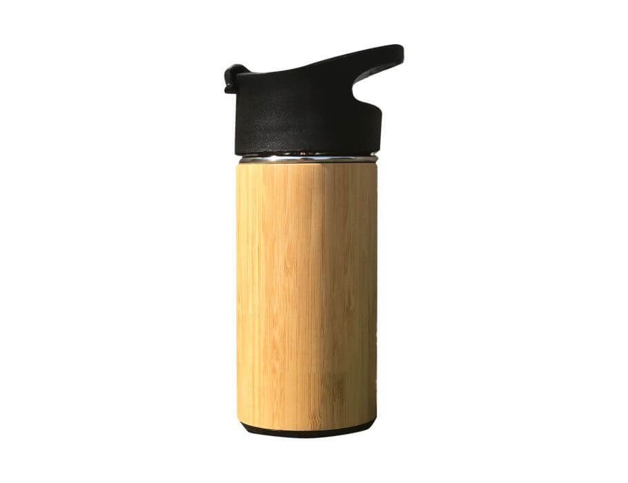 Retulp thermosbeker - bamboe - 250 ml