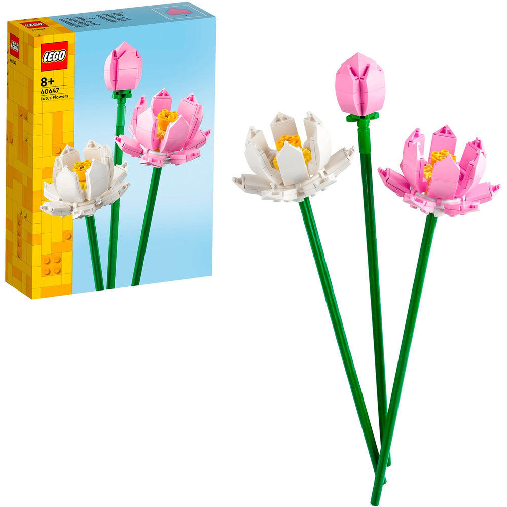 Lego iconic lotusbloemen - botanical collection - 40647