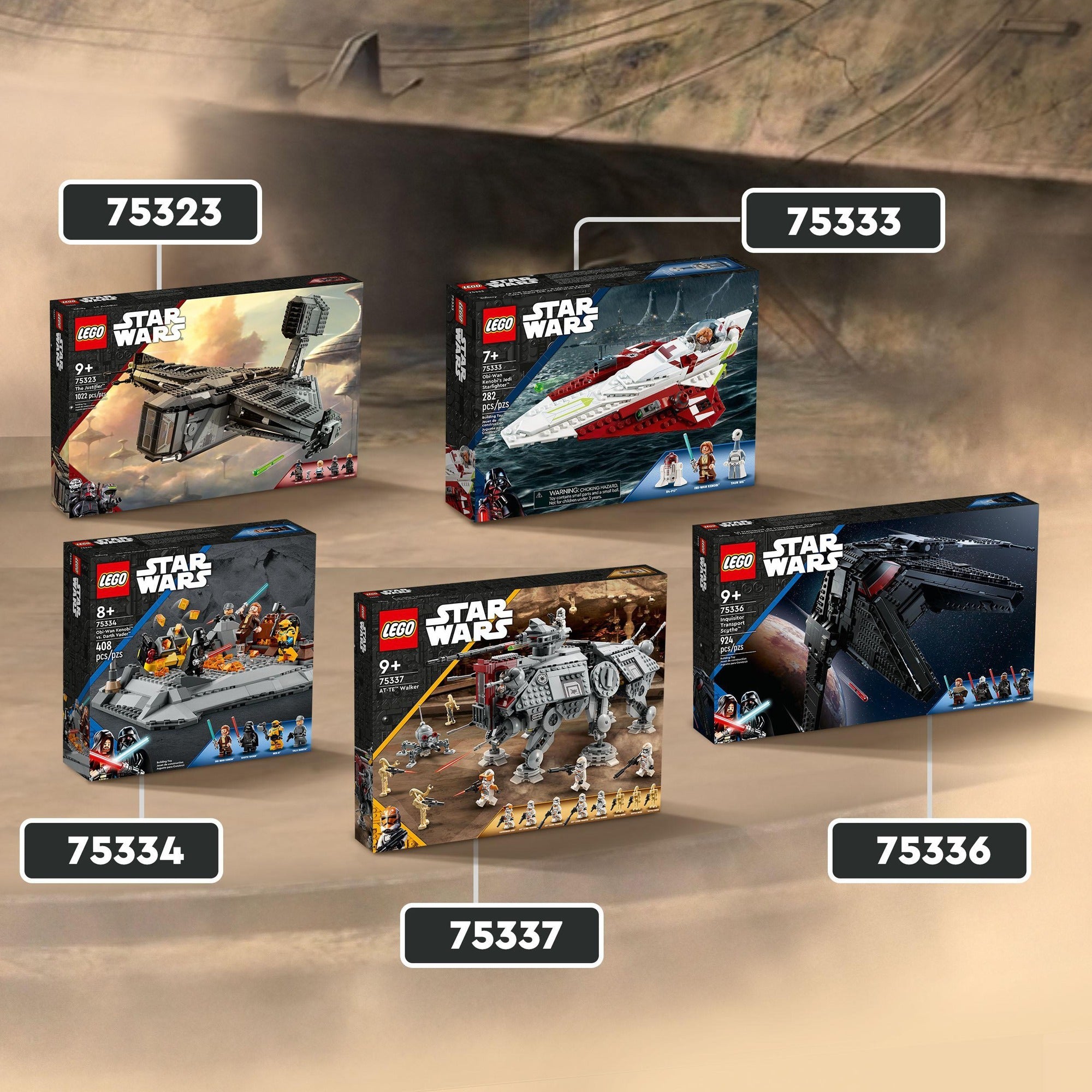 Lego star wars - at-te walker constructiespeelgoed (75337)