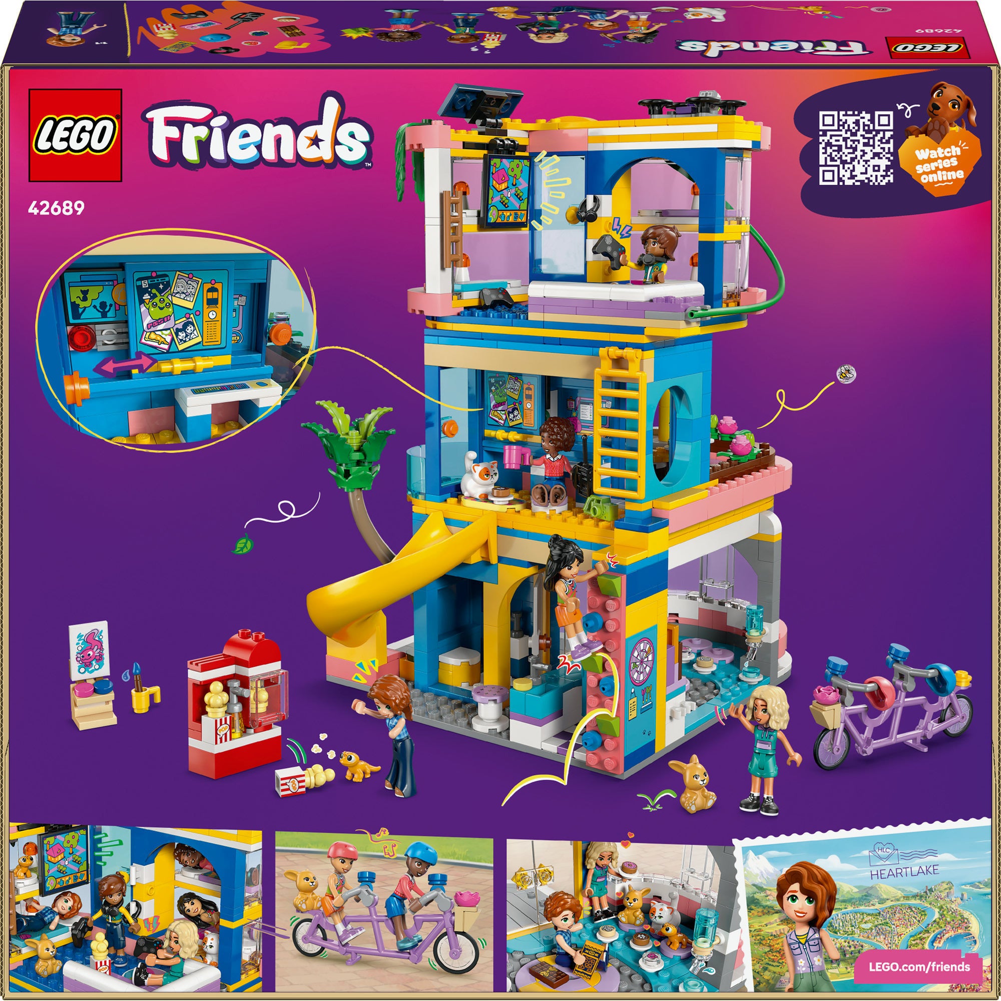 Lego friends 42689 - heartlake city clubhuis