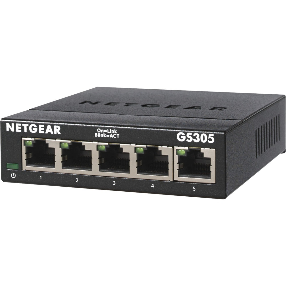 Netgear gs305-300pes switch (zwart)
