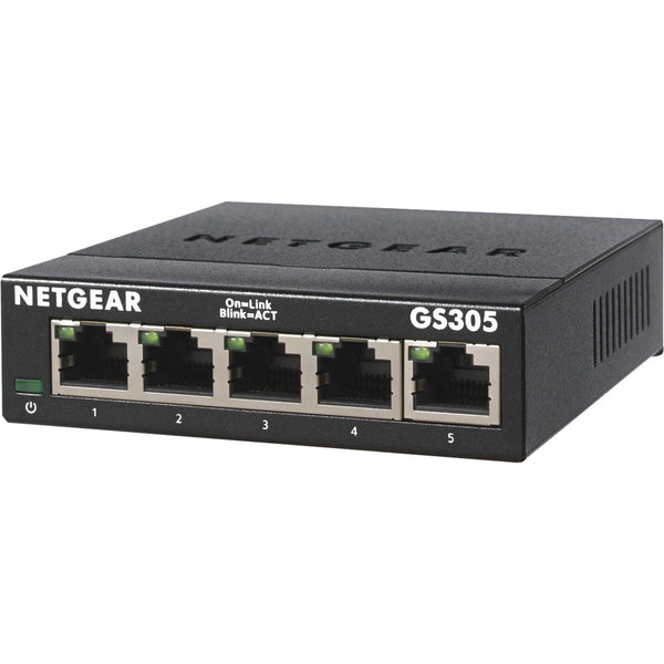 Netgear gs305-300pes switch (zwart)