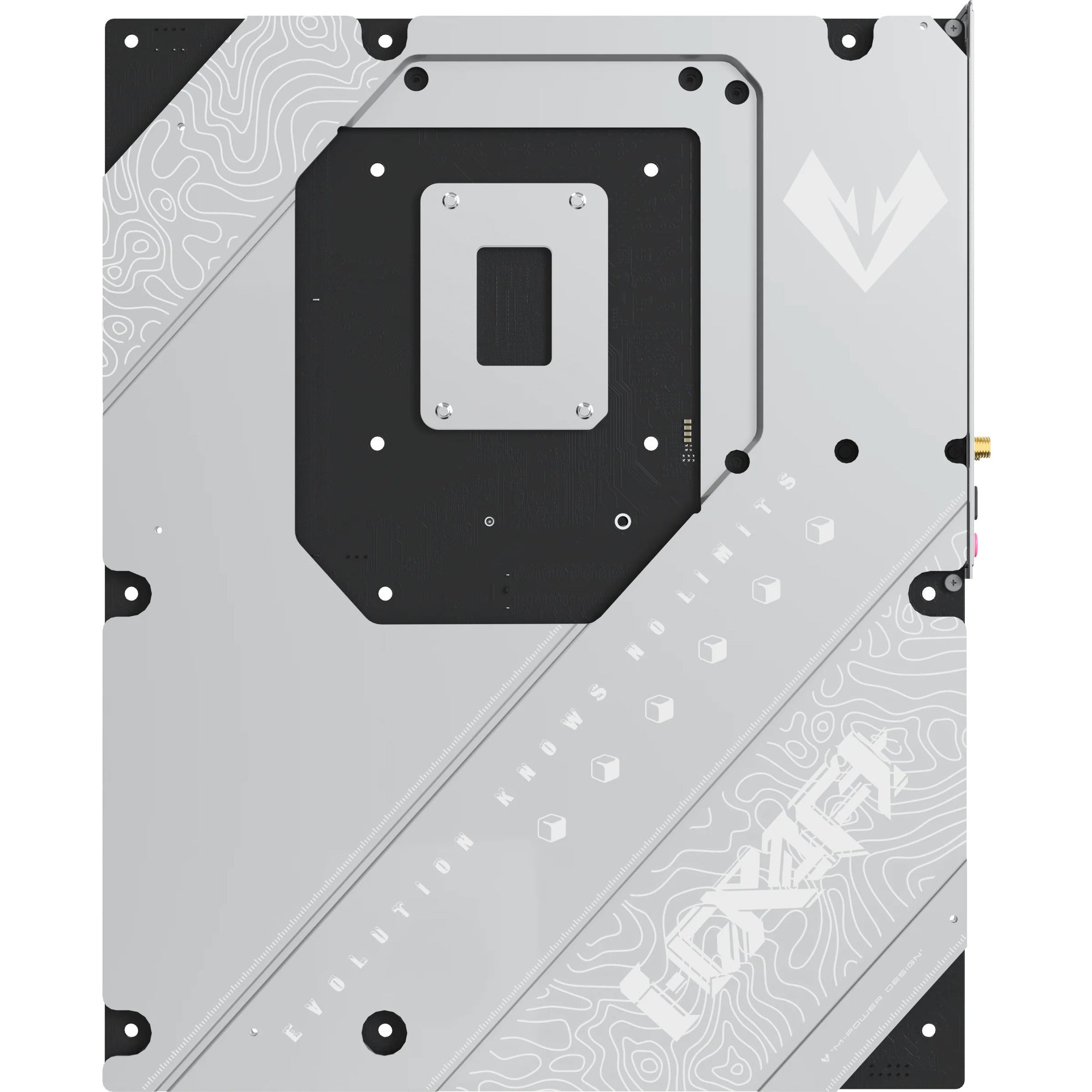 Maxsun ms-icraft z890 arctic socket 1851 moederbord (wit, raid, 2.5 gb-lan, wlan, bt, sound, atx)