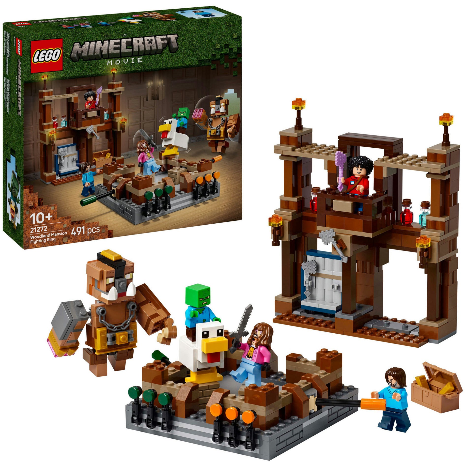 Lego minecraft de arena bij het boslandhuis - 21272