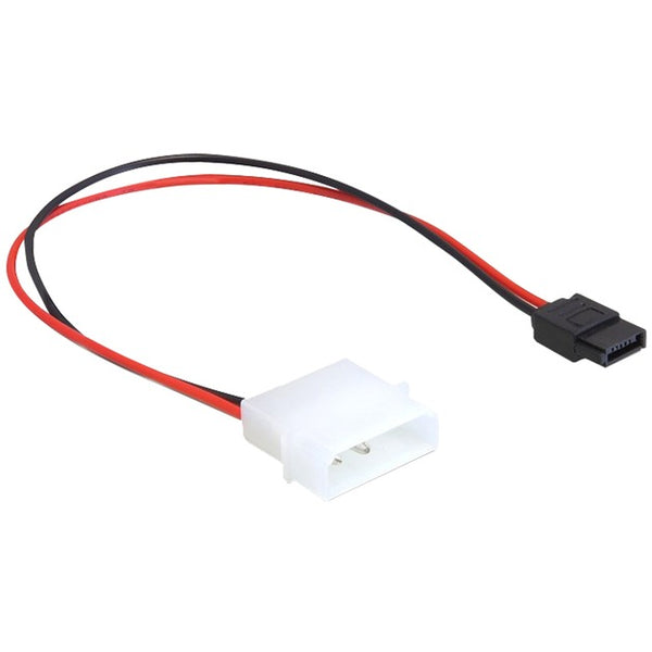 Delock 4-pin 5.25 molex (female) to SATA power (male) cable