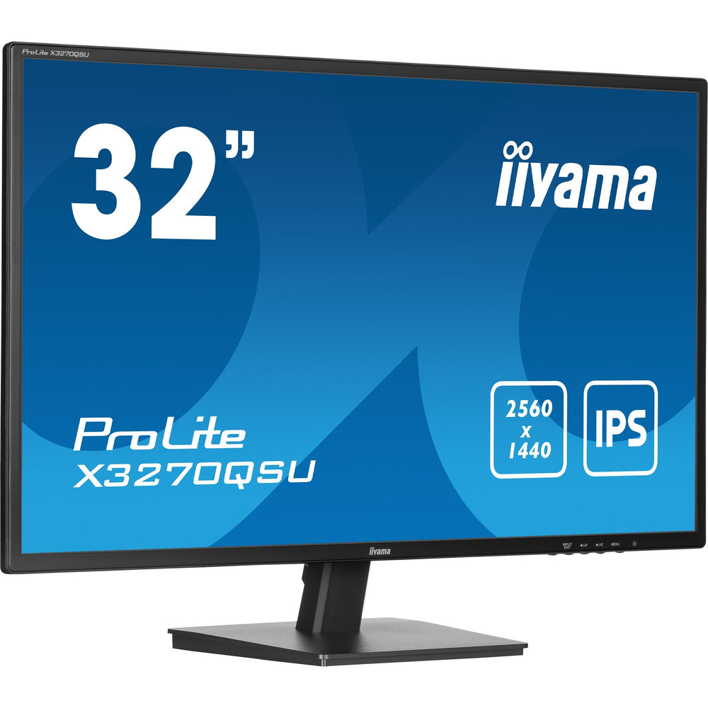 Iiyama prolite x3270qsu-b1 31.5 monitor (zwart, 2x hdmi, displayport, 3x usb-a)