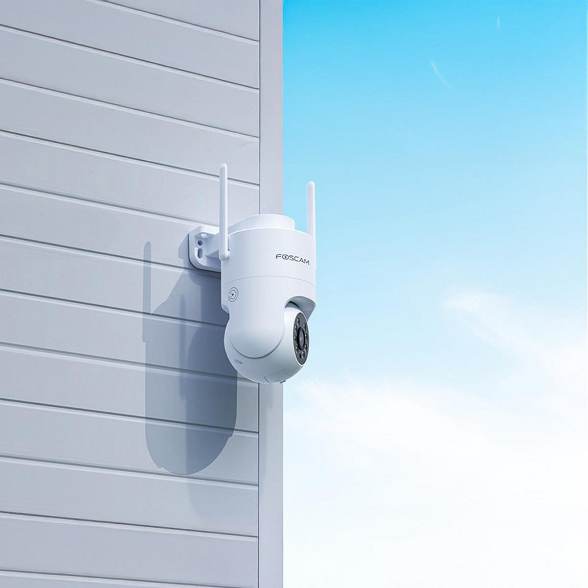 Foscam pd8, 4k 8mp dual-band wifi 6 pt beveiligingscamera (wit)