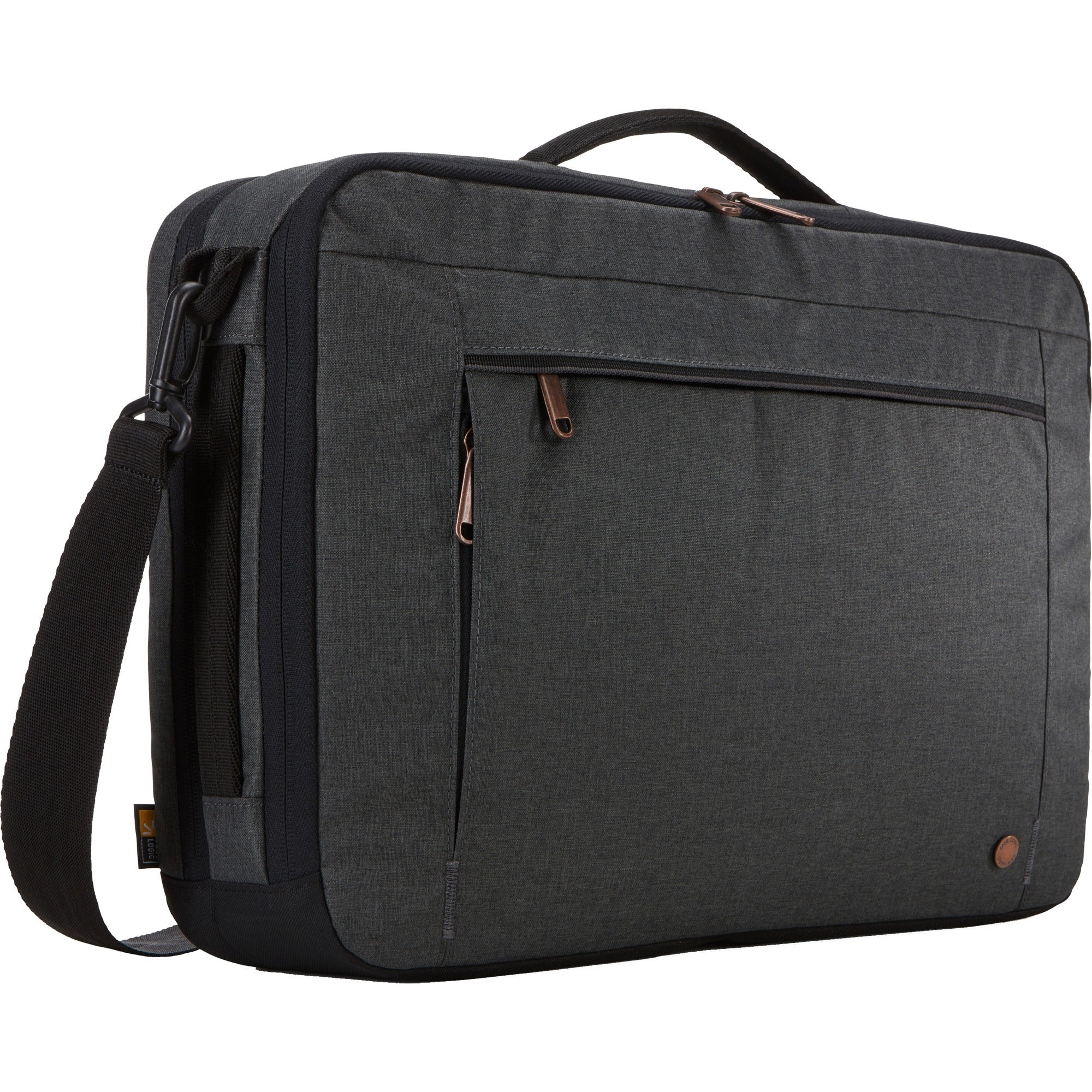 Case logic era 15.6 hybrid briefcase eracv-116-obsidian laptoptas (donkergrijs)