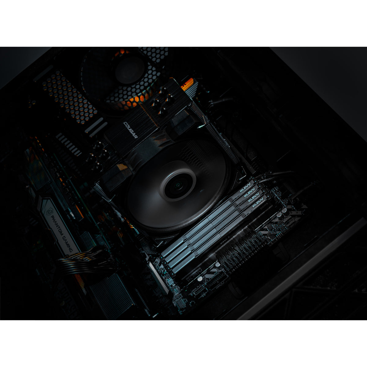 Klevv bolt v 32 gb ddr5-6000 (2x 16 gb) werkgeheugen (zwart, kd5agu880-60a300h, xmp 3.0, expo)