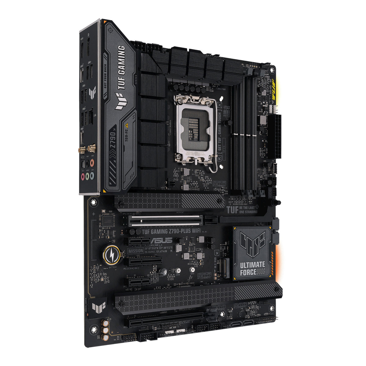 Asus tuf gaming z790-plus wifi socket 1700 moederbord (zwart, raid, 2.5gb-lan, wi-fi 6e, sound, atx)