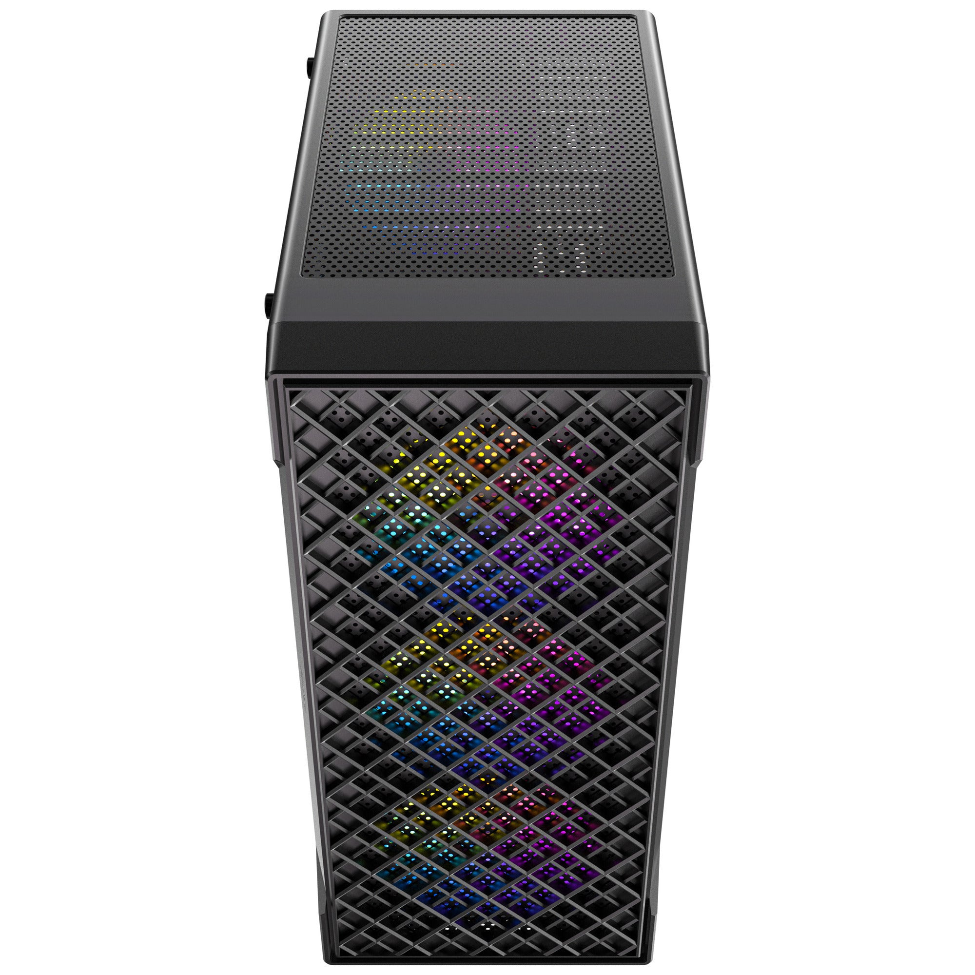 Antec vx320 argb midi tower behuizing (zwart | 3x usb-a | tempered glass)