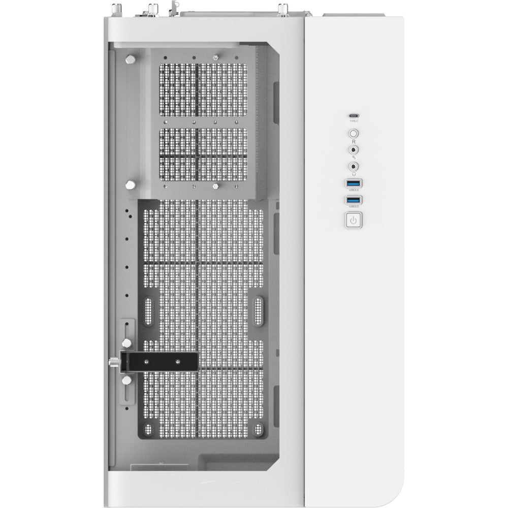 Thermaltake view 390 air snow midi tower behuizing (wit | 2x usb-a | 1x usb-c | tempered glass)