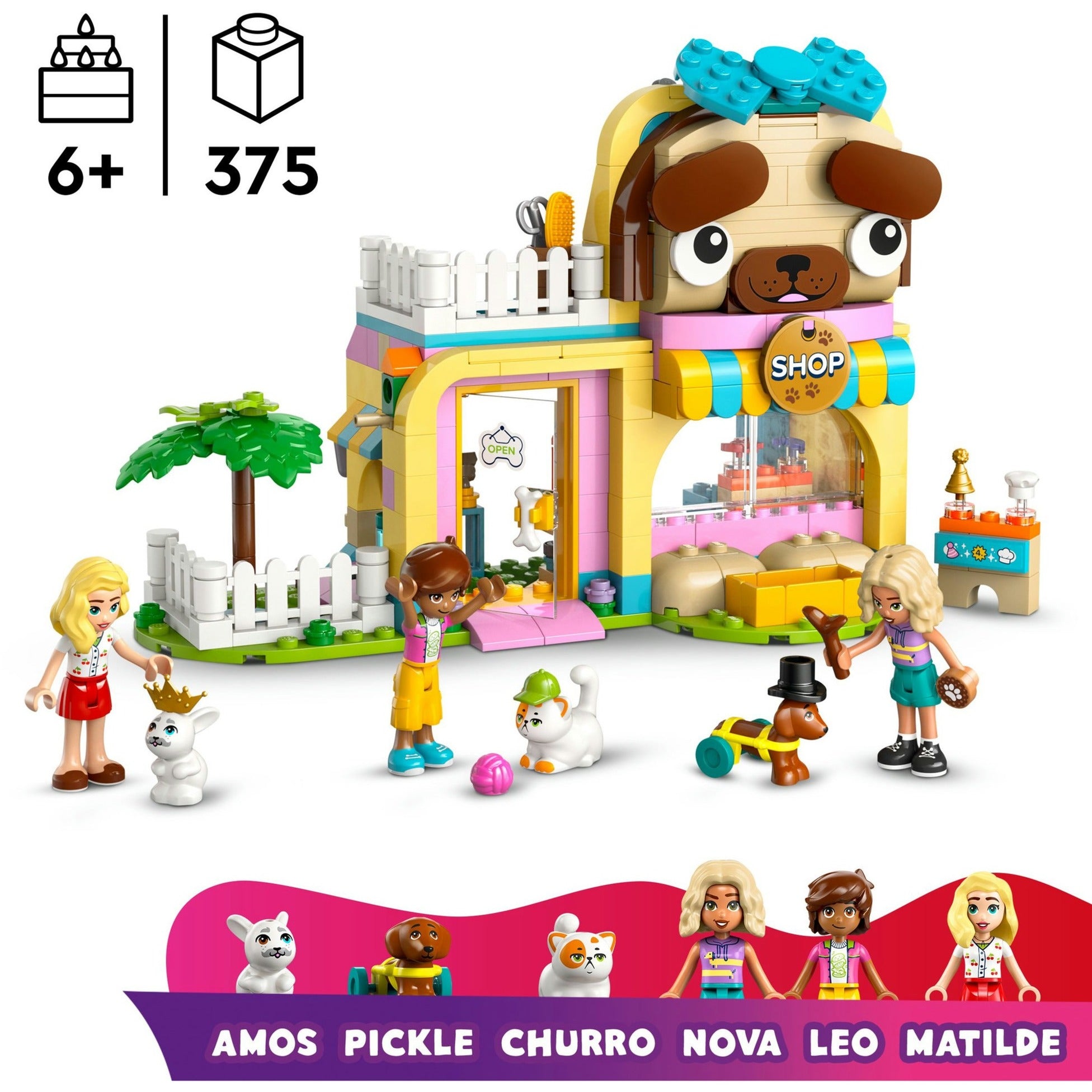 Lego Friends 42650 winkel met dierenaccessoires
