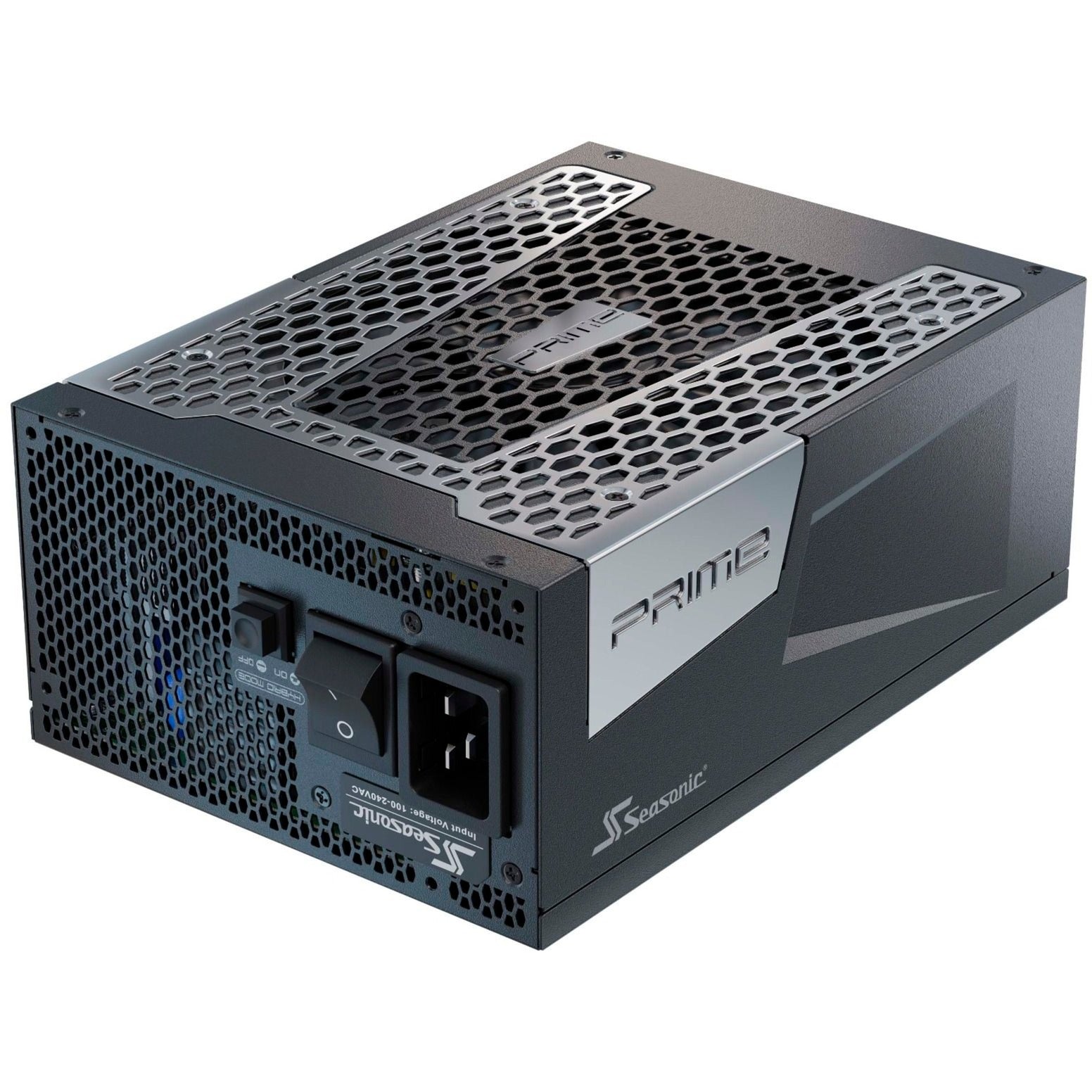 Seasonic prime px-1600 modulaire 1600 watt voeding (zwart, 2x 12vhpwr, 8x pcie)