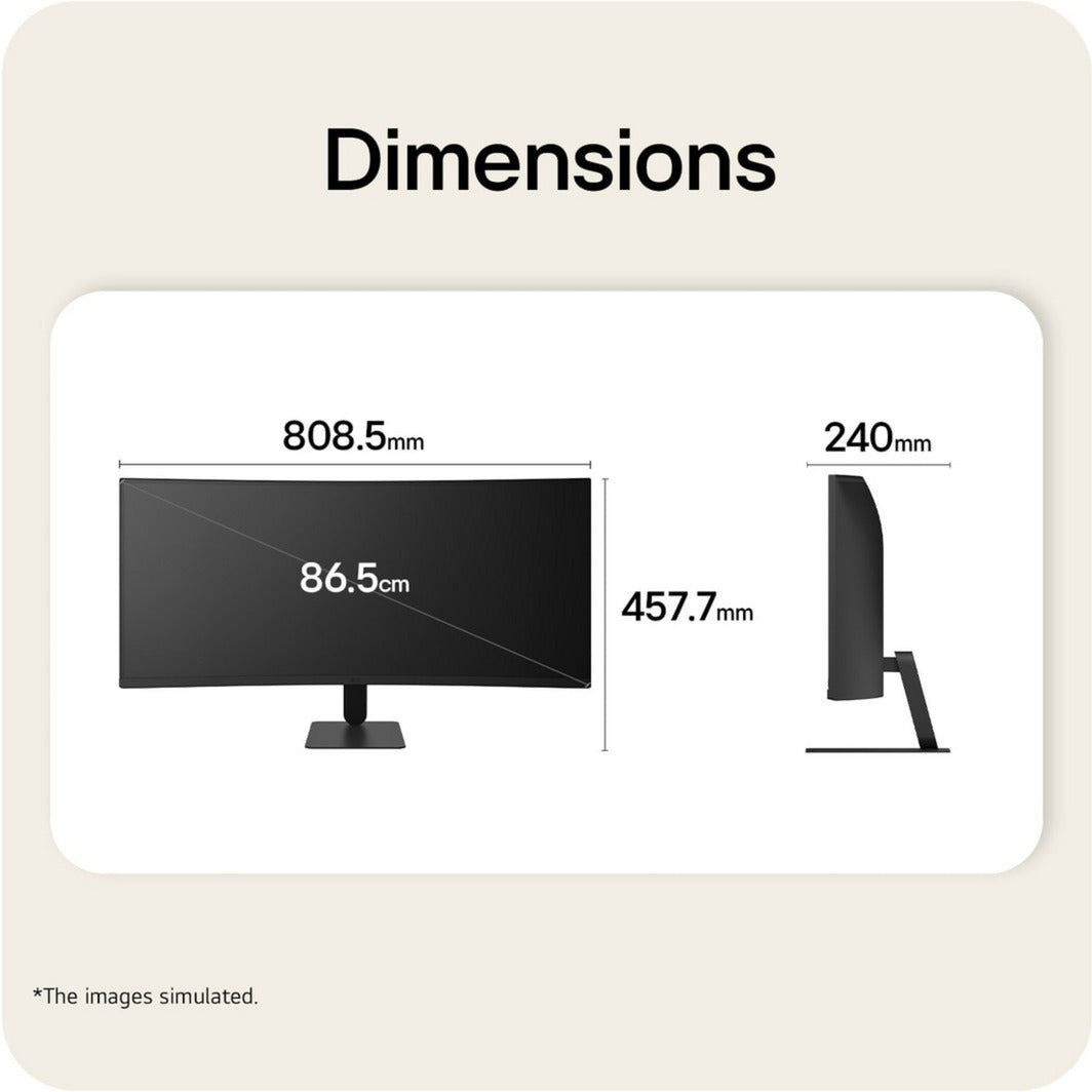 Lg ultrawide 34u601b-b 34 curved monitor (zwart, hdmi, displayport, amd freesync, 120 hz)