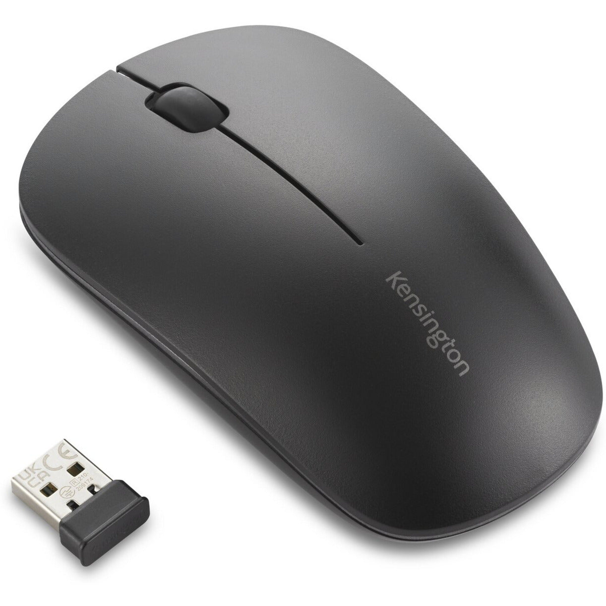 Kensington my230 eq rechargeable mouse - wireless – midsize (zwart, bluetooth, 2.4 ghz)