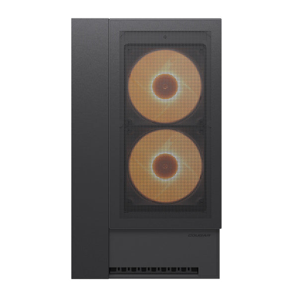Cougar omnyx midi tower behuizing (zwart | 4x usb-a | 2x usb-c | tempered glass)