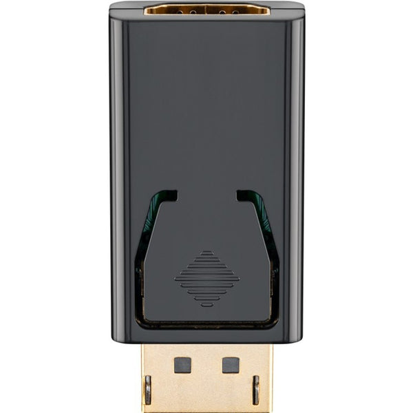 Goobay adapter displayport > hdmi (zwart, passief, verguld)