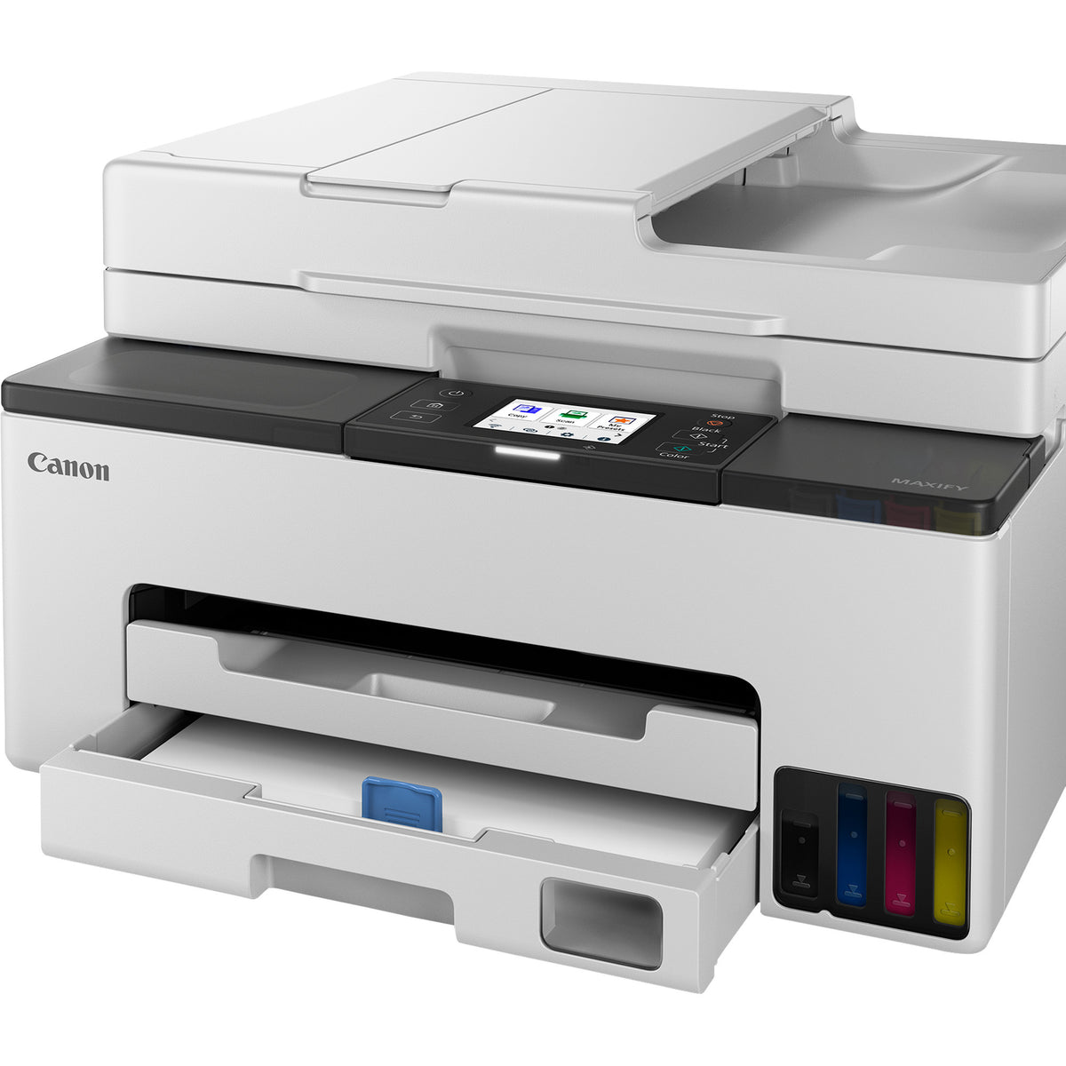 Canon maxify gx2051 all-in-one inkjetprinter met faxfunctie (wit, printen, kopiëren, scannen, faxen, wi-fi)