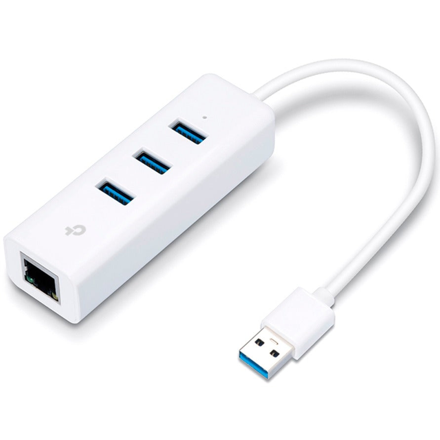Tp-link ue330 3-port usb 3.0 + gigabit lan usb-hub (wit)