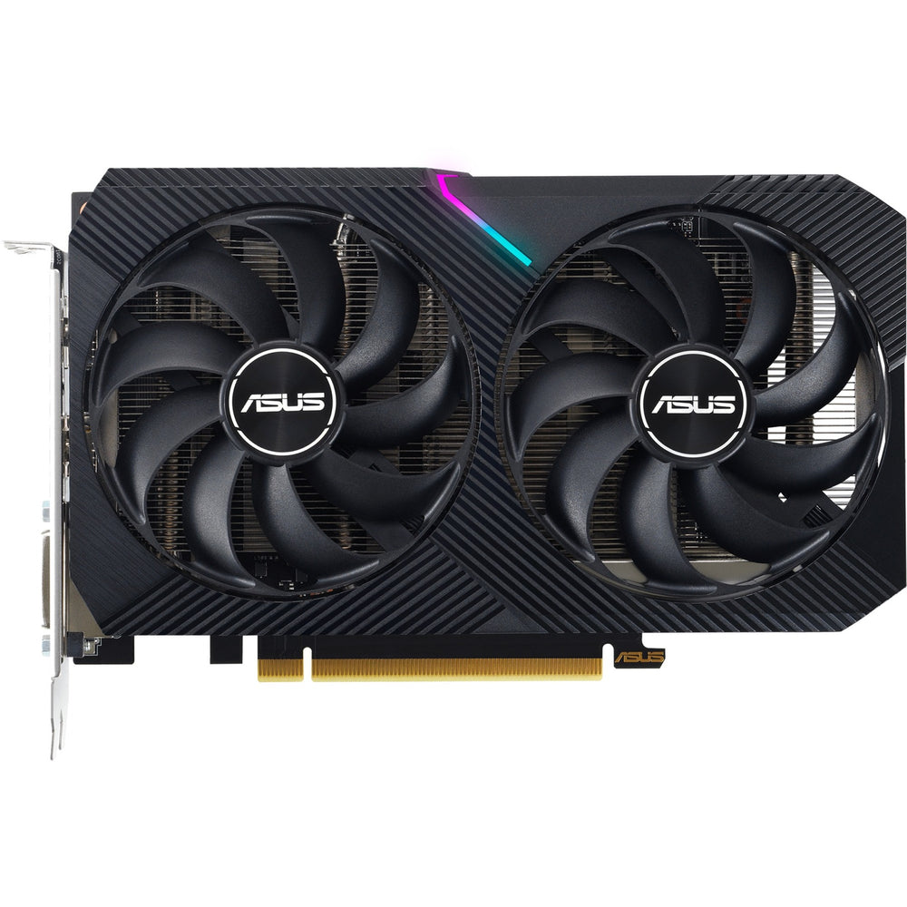 Asus geforce rtx 3050 dual v2 8gb gddr6 grafische kaart (lite hash rate, 1x displayport, 1x hdmi 2.1, dvi-d)