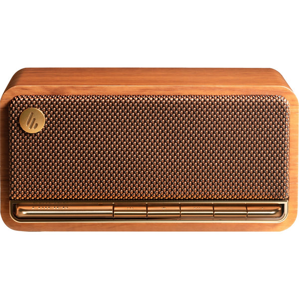 Edifier mp230 retro bluetooth speaker luidspreker (houtkleur, bluetooth, microsd, aux, usb-c)